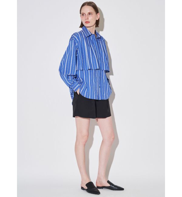 ELENDEEK「STRIPE LAYERED SHIRT」|シャツ・ブラウス|