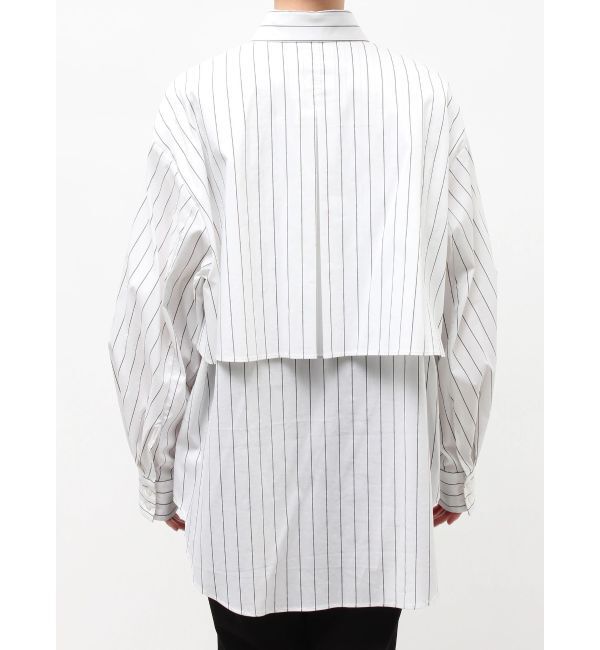 ELENDEEK「STRIPE LAYERED SHIRT」|シャツ・ブラウス|