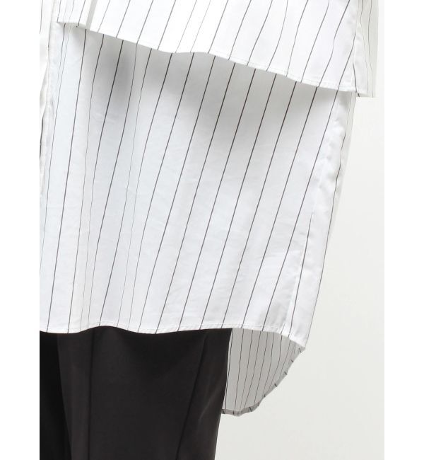 ELENDEEK「STRIPE LAYERED SHIRT」|シャツ・ブラウス|