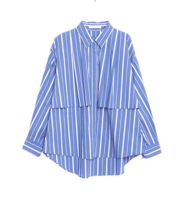 ELENDEEK「STRIPE LAYERED SHIRT」|シャツ・ブラウス|
