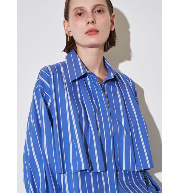 ELENDEEK「STRIPE LAYERED SHIRT」|シャツ・ブラウス|