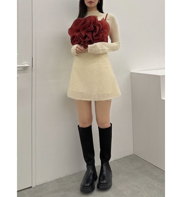 dazzlin「モチーフフラワービスチェ」|キャミソール|