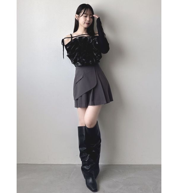 dazzlin「モチーフフラワービスチェ」|キャミソール|