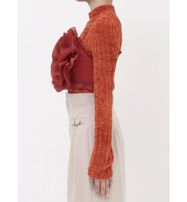 dazzlin「モチーフフラワービスチェ」|キャミソール|