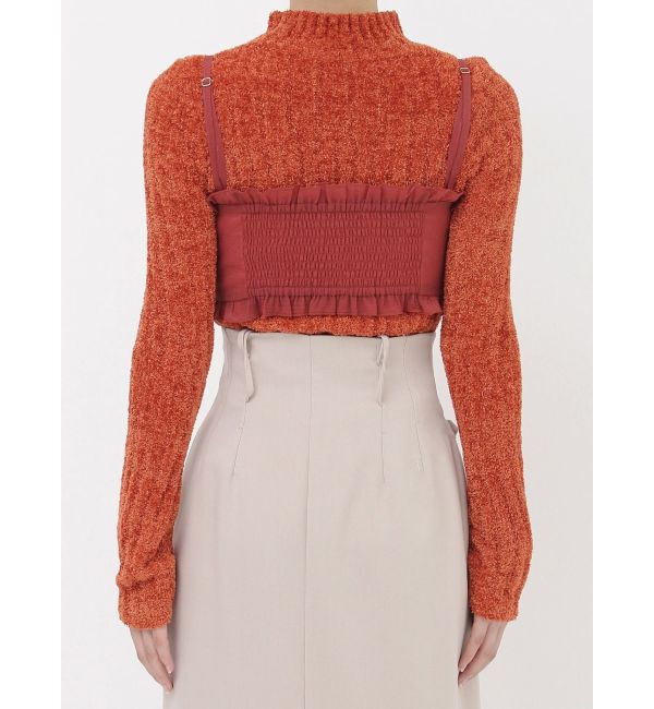 dazzlin「モチーフフラワービスチェ」|キャミソール|