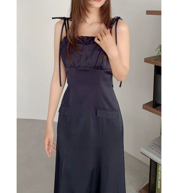 dazzlin「レイヤードライクリボンキャミワンピース」|ワンピース|