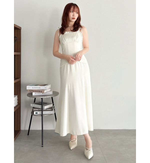 dazzlin「レイヤードライクリボンキャミワンピース」|ワンピース|