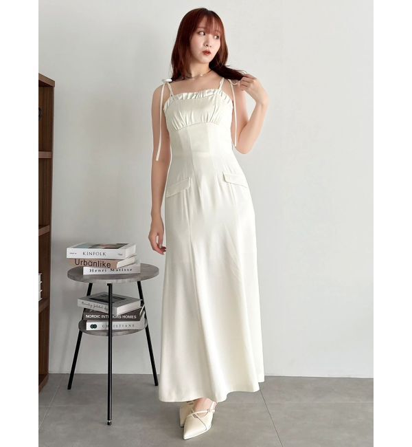 dazzlin「レイヤードライクリボンキャミワンピース」|ワンピース|