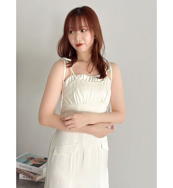 dazzlin「レイヤードライクリボンキャミワンピース」|ワンピース|