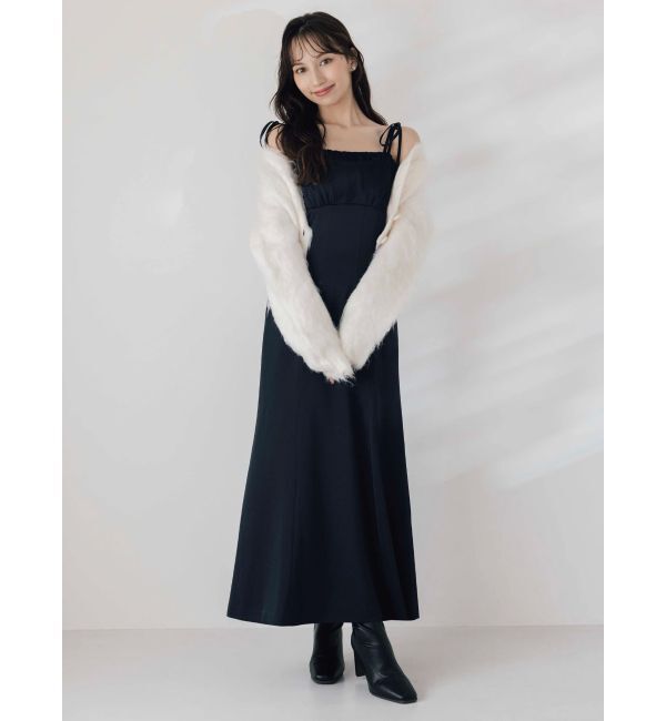 dazzlin「レイヤードライクリボンキャミワンピース」|ワンピース|