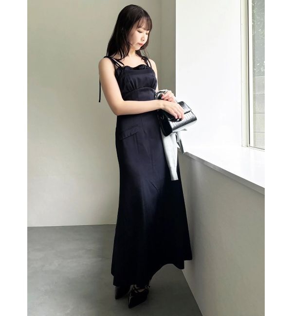 dazzlin「レイヤードライクリボンキャミワンピース」|ワンピース|