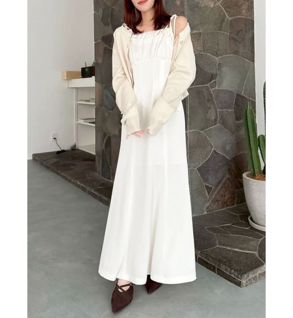 dazzlin「レイヤードライクリボンキャミワンピース」|ワンピース|