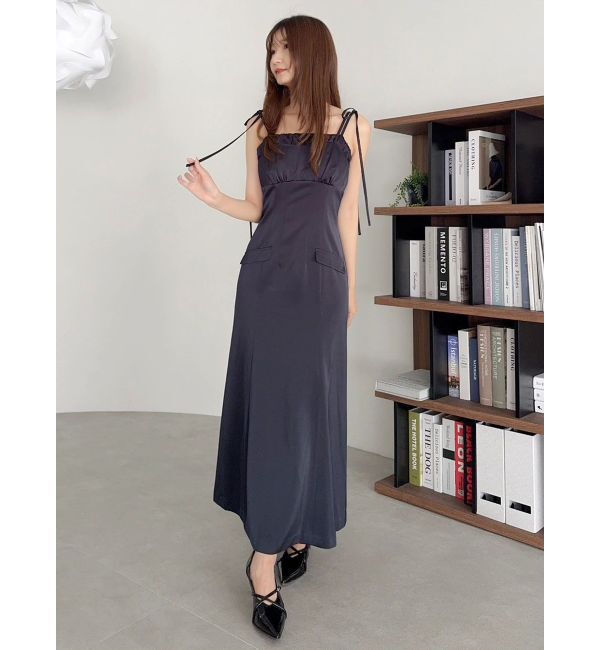 dazzlin「レイヤードライクリボンキャミワンピース」|ワンピース|