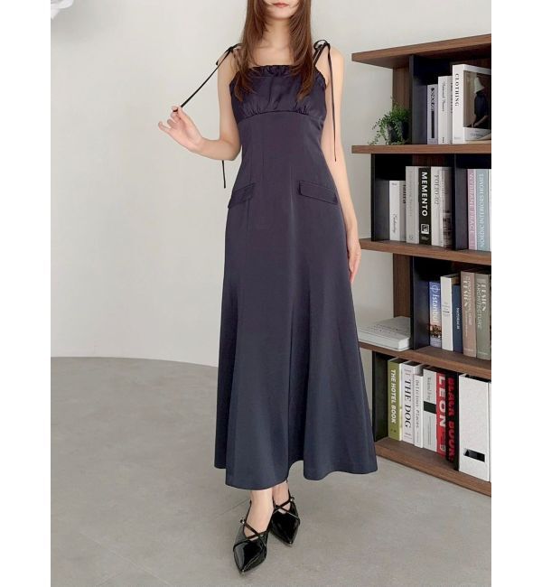 dazzlin「レイヤードライクリボンキャミワンピース」|ワンピース|