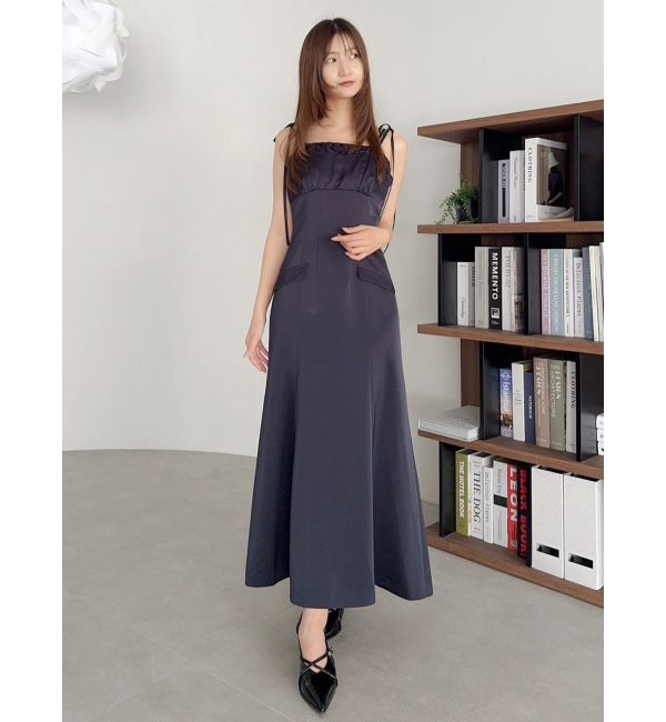 dazzlin「レイヤードライクリボンキャミワンピース」|ワンピース|