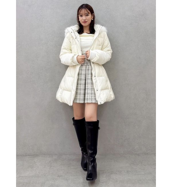 dazzlin「ウエストマークレディダウンコート」|ダウン|