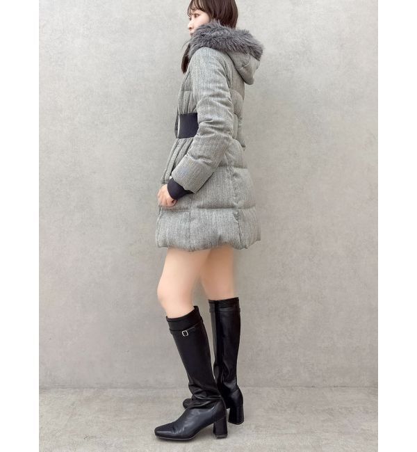 dazzlin「ウエストマークレディダウンコート」|ダウン|