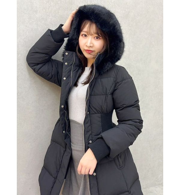 dazzlin「ウエストマークレディダウンコート」|ダウン|