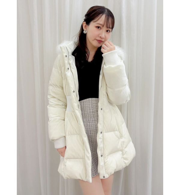 dazzlin「ウエストマークレディダウンコート」|ダウン|