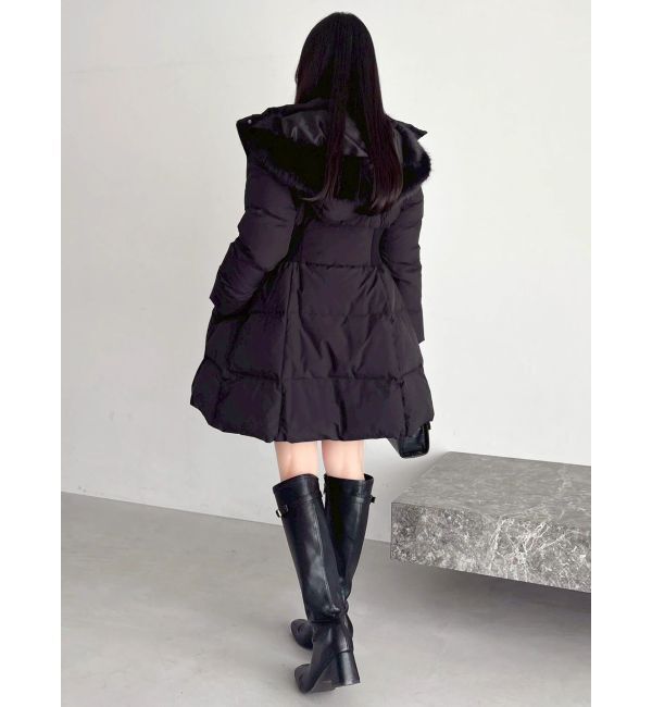 dazzlin「ウエストマークレディダウンコート」|ダウン|