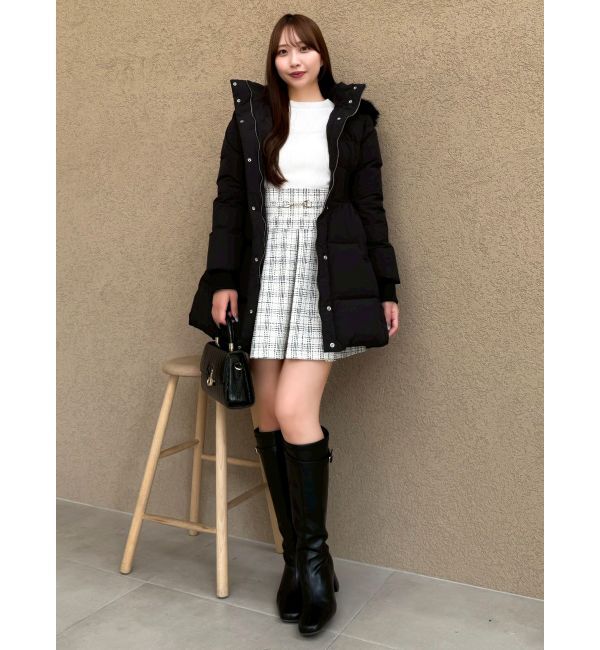 dazzlin「ウエストマークレディダウンコート」|ダウン|