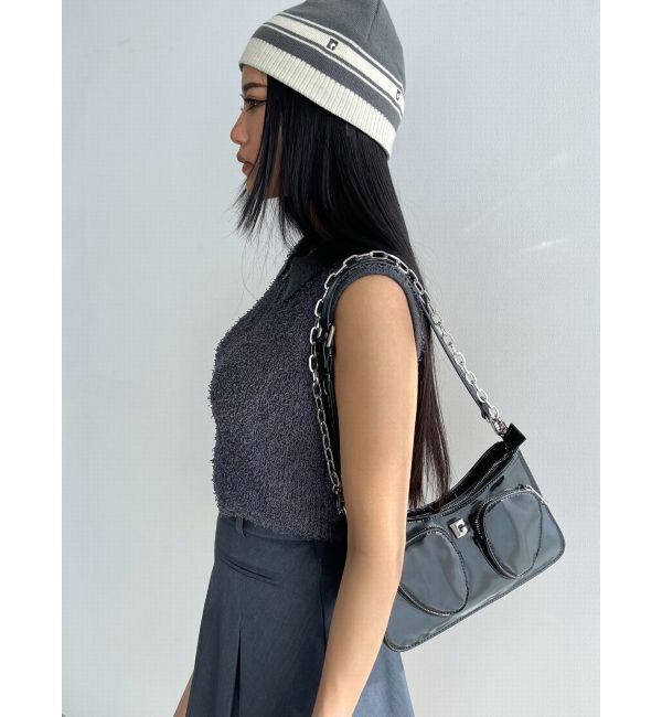 EMODA「フリンジヤーンジップタンクトップ」|タンクトップ|