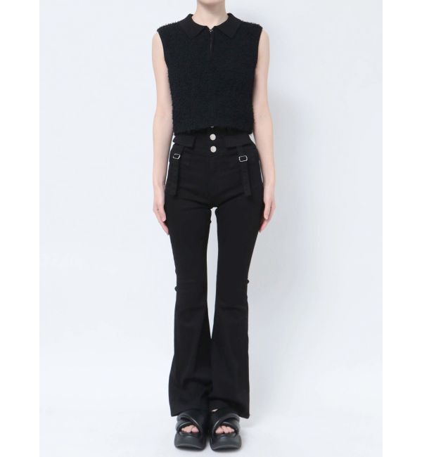 EMODA「フリンジヤーンジップタンクトップ」|タンクトップ|