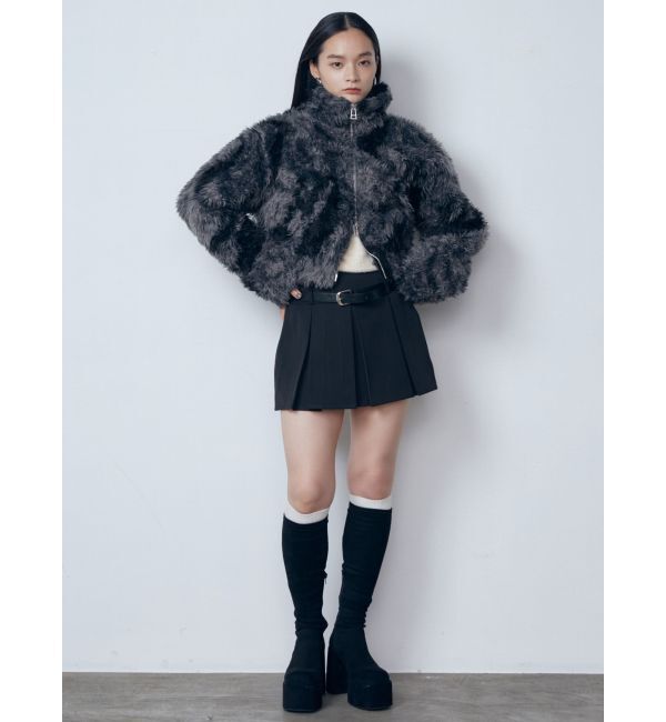 EMODA「レイヤーベルトプリーツスカート」|スカート|