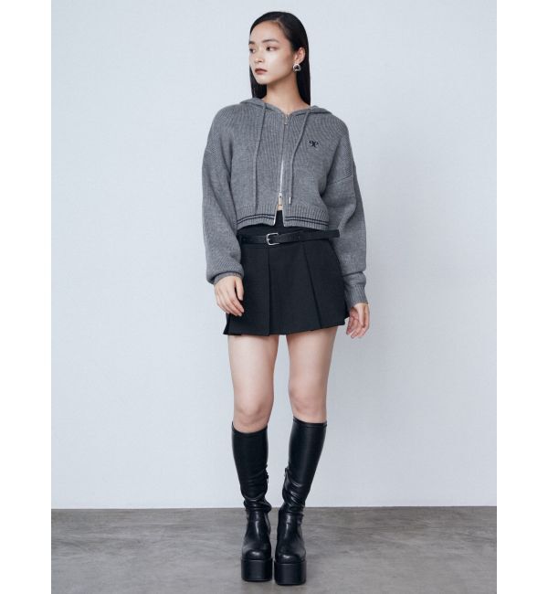 EMODA「レイヤーベルトプリーツスカート」|スカート|