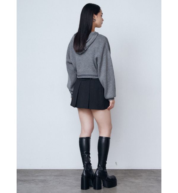 EMODA「レイヤーベルトプリーツスカート」|スカート|