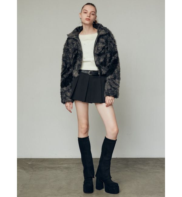 EMODA「レイヤーベルトプリーツスカート」|スカート|