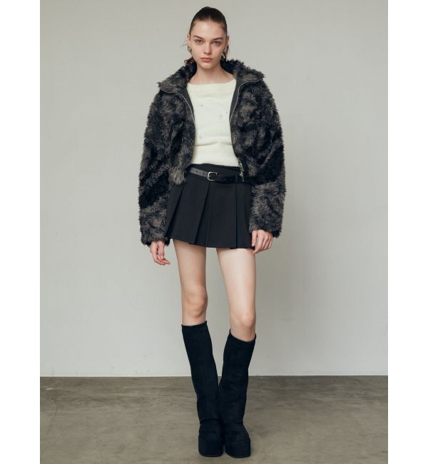 EMODA「レイヤーベルトプリーツスカート」|スカート|