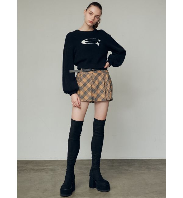 EMODA「レイヤーベルトプリーツスカート」|スカート|