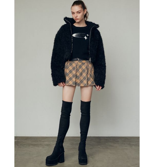 EMODA「レイヤーベルトプリーツスカート」|スカート|