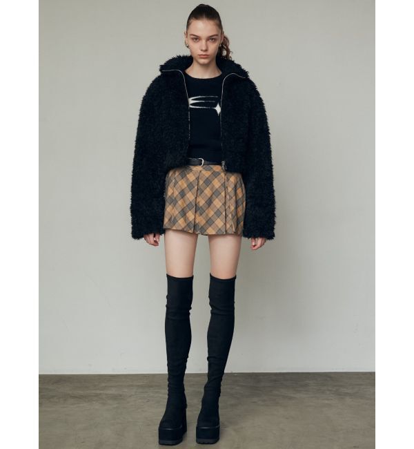 EMODA「レイヤーベルトプリーツスカート」|スカート|