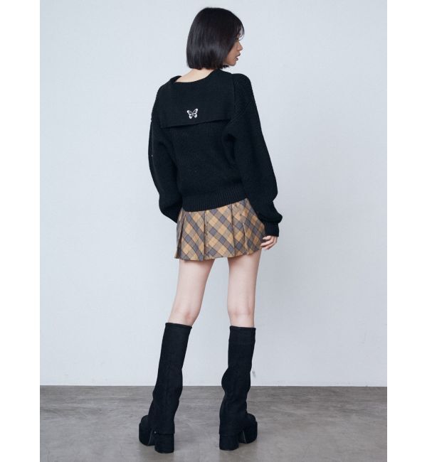 EMODA「レイヤーベルトプリーツスカート」|スカート|