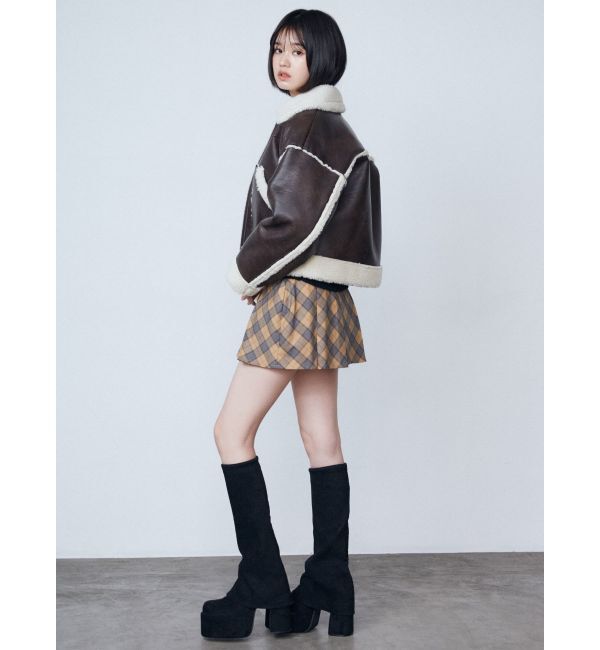 EMODA「レイヤーベルトプリーツスカート」|スカート|