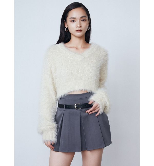 EMODA「レイヤーベルトプリーツスカート」|スカート|