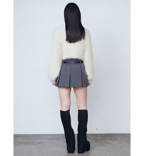 EMODA「レイヤーベルトプリーツスカート」|スカート|