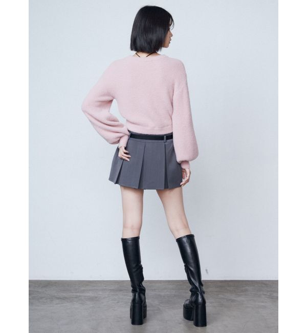 EMODA「レイヤーベルトプリーツスカート」|スカート|