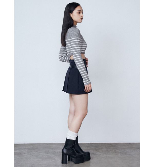 EMODA「レイヤーベルトプリーツスカート」|スカート|