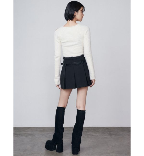 EMODA「レイヤーベルトプリーツスカート」|スカート|