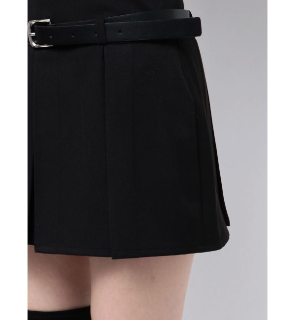 EMODA「レイヤーベルトプリーツスカート」|スカート|