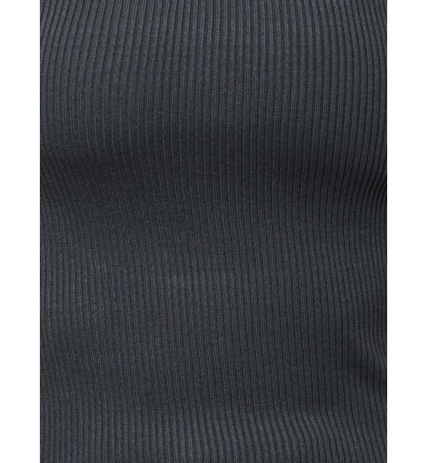 MERCURYDUO「ナローストラップバックスリットリブニット」|ニット・セーター|