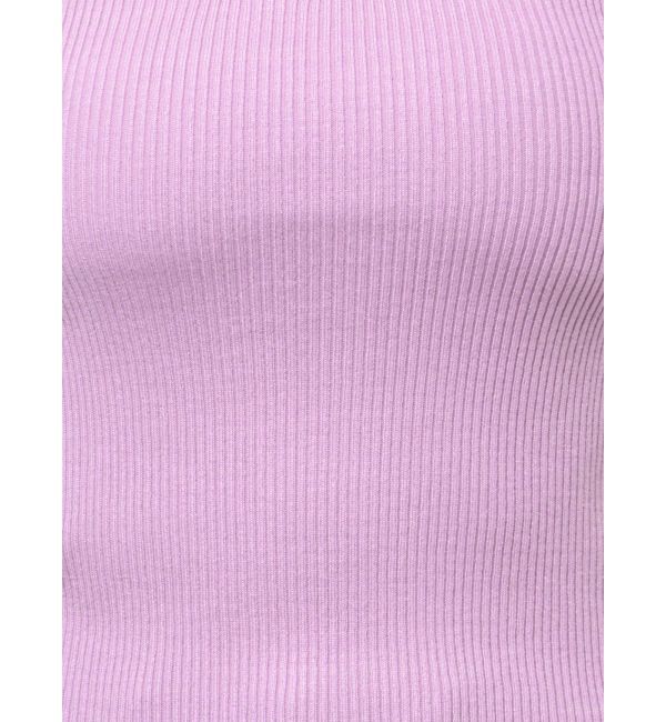 MERCURYDUO「ナローストラップバックスリットリブニット」|ニット・セーター|