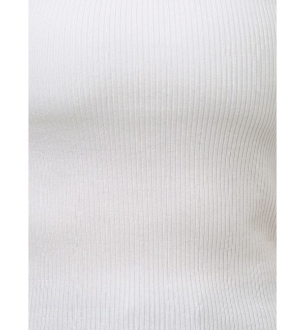 MERCURYDUO「ナローストラップバックスリットリブニット」|ニット・セーター|