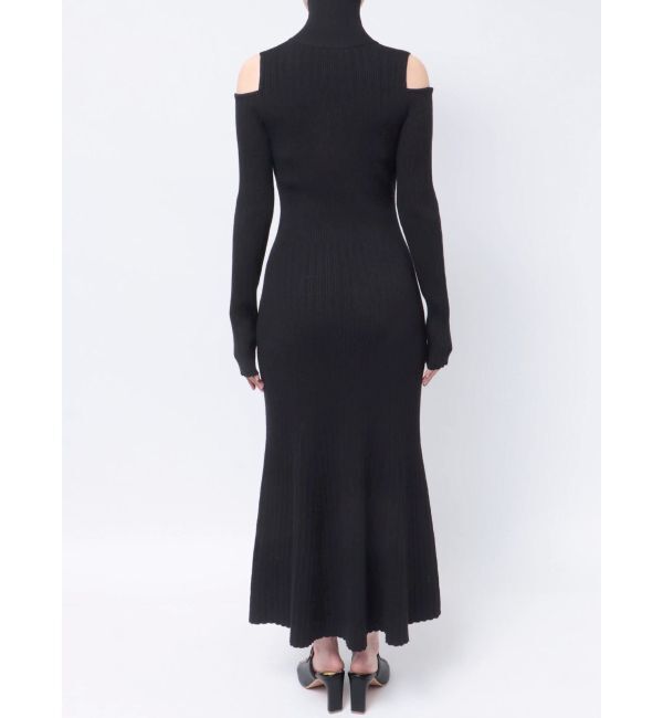 MERCURYDUO「ZIPマーメイドニットワンピース」|ワンピース|