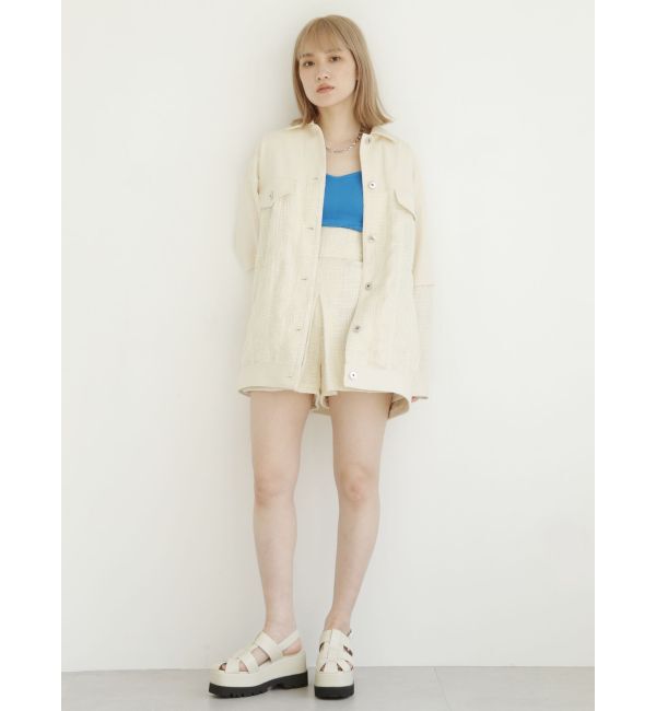 MURUA「ツイードタックショートパンツ【セットアップ着用可】」|その他|