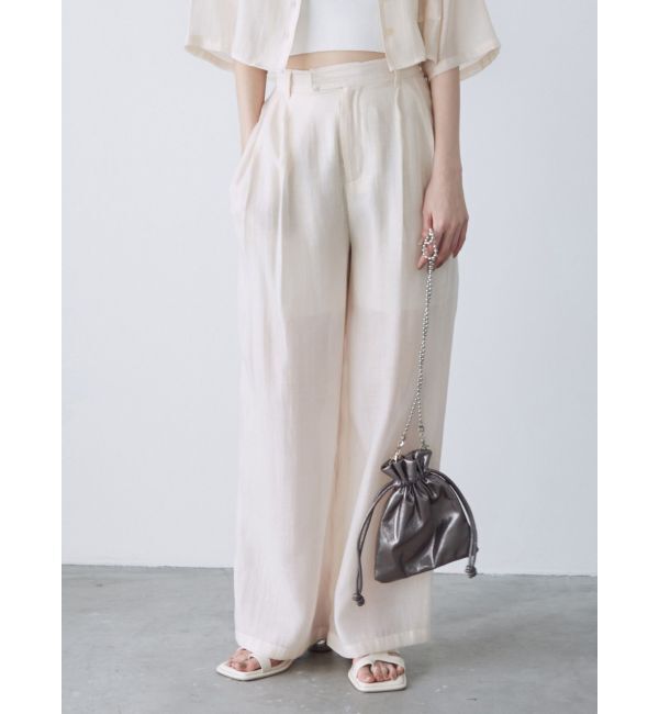 MURUA「シアーワイドパンツ」|その他|