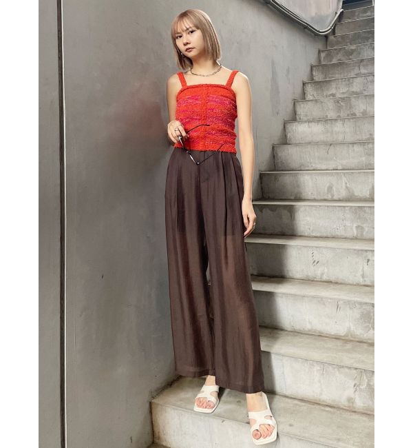 MURUA「シアーワイドパンツ」|その他|